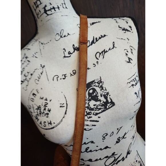 Vintage Large Leather Hand Tooled Brown Shoulder Bag Purse Tri fold Organizer - Picture 4 of 16